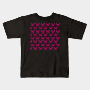 Pink  Butterfly mask Kids T-Shirt